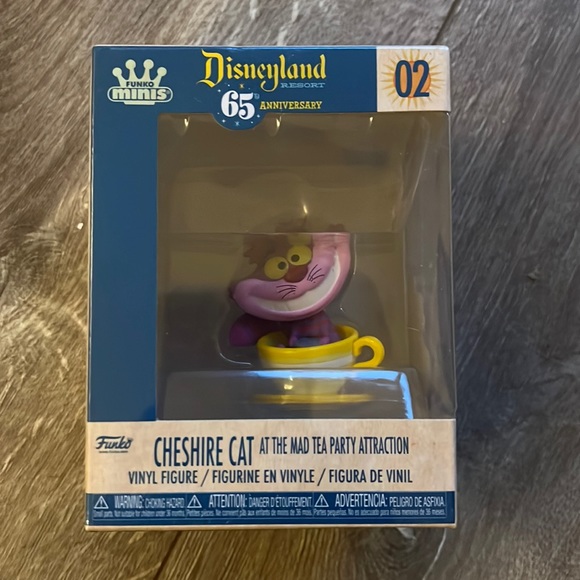 Funko Minis 65th Disneyland Anniversary Cheshire Cat Mad Tea Party Attraction #2